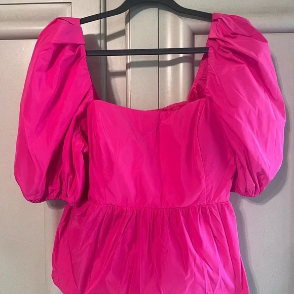 Lilly Pulitzer plume hot pink top - Picture 12 of 16